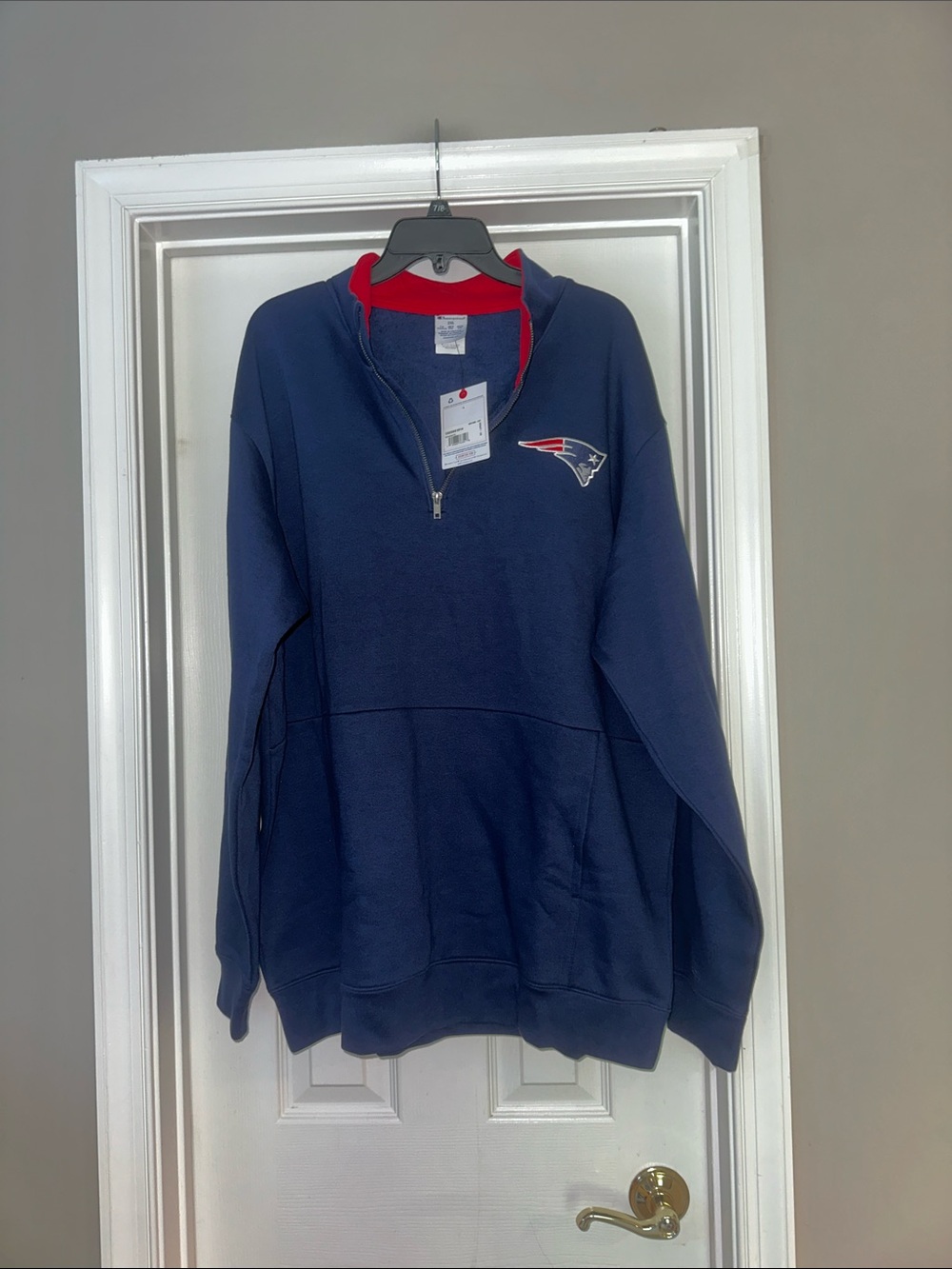 Champion Patriots 1/4 zip sweatshirt